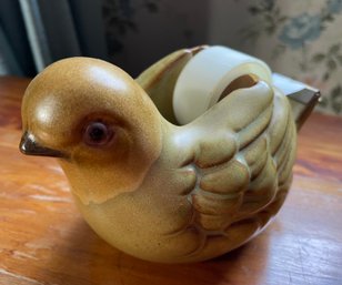 Charming Ceramic Bird Tape Dispenser