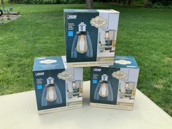 Three NIB Pendant Lights