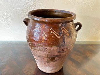 Earthenware Glazed Vessel