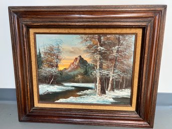 Franed Landscape Painting