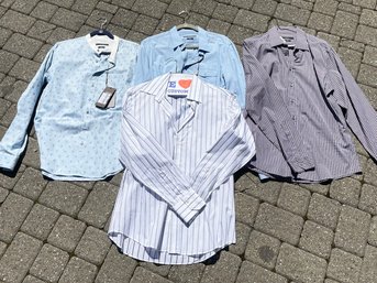 Men' Shirts - NEW WITH TAG By Versace, Gucci, And More - Men's Large Size