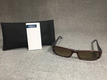 Very Nice Brand New $229 - ROBERTO CAVALLI / Just Cavalli Burgundy Frame Blue Lenses Sunglasses