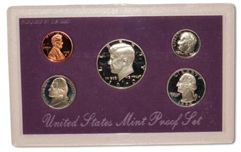 1990 United States Mint Proof Set W/ COA & Original Government Packaging