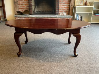 The Bombay Company Oval Wooden Coffee Table