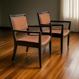 Pair Of Mid Century Modern Thonet Arm Chairs