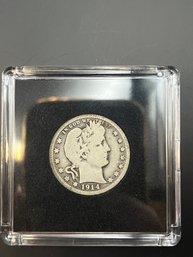 1914 Barber Silver Quarter