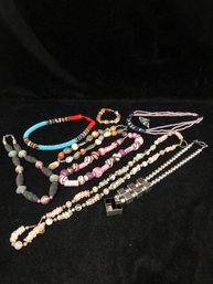 Beaded Necklace Costume Lot 2