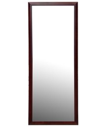 A Vintage Mahogany Framed Full Length Mirror