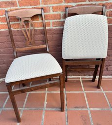 2 Vintage Stakmore Folding Chairs