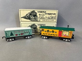 NIB Marx Trains:  1995 Christmas Hopper & Musical Santas Private Car