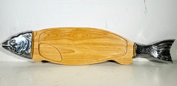 A Vintage Fish Form Serving Tray