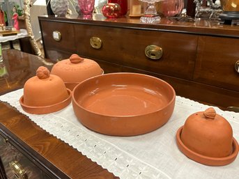 Nice 4 Piece Terra Cotta Lot