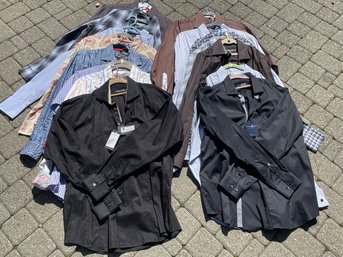 Men's Shirts - Michael Kors And More - L-XL Size