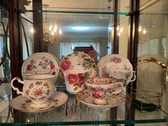 Five Assorted Teacups