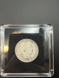 1909-S Barber Silver Quarter