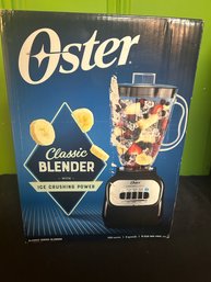 NEW Oster Classic Series Black W/ Glass Jar 700 Watt Blender 5 Speeds NIB