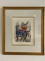 Marc Chagall: The Blue Cow, 1967 Original Lithograph