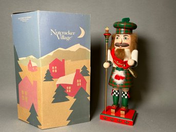 1997 Nutcracker Village 'Old World Scotsman' Nutcracker With Box