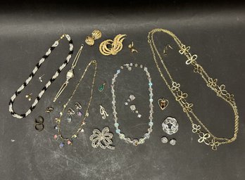 An Assortment Of Costume Jewelry