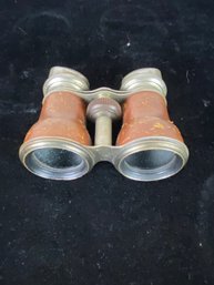 Chevalier Paris Antique Binoculars Leather Chrome