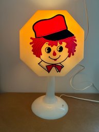 1960s Raggedy Andy Lamp