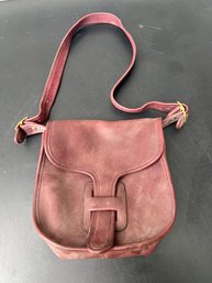 Vintage Coach Pink Leather Messenger Style Shoulder Bag