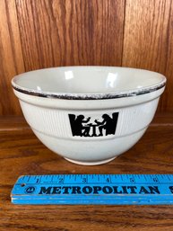 Hall's Superior Quality Kitchenware Silhouette Design Mixing Bowl 4.5x7.5