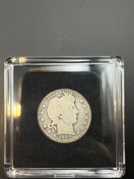 1909 Barber Silver Quarter