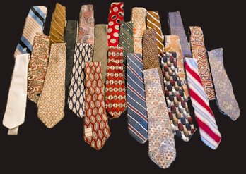 Great Tie Lot (2) With Many Vintage-Countess Mara, Bill Blass, Henry Grethel, Johnny Weitz & Many Others-Lot 2