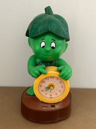 Rare 1970s Little Sprout Novelty Clock