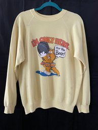 Vintage 1980s Crewneck Beer Sweatshirt