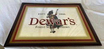 Dewar's Bar Mirror Sign