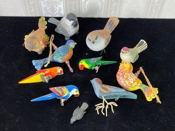 Mixed Lot Of Bird Figurines