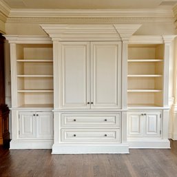 A Gorgeous Finely Crafted Custom Built Cabinet  With A Glazed Faux Finish