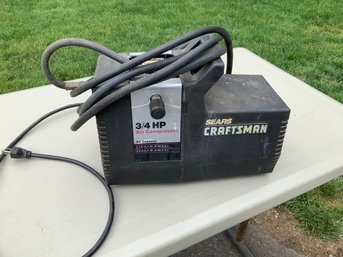 Craftsman 3/4 HP Air Compressor