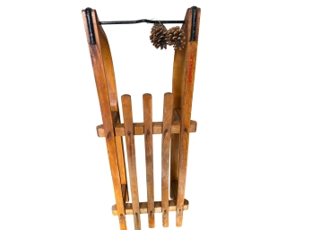 Wooden Sled For Holiday Decor / Front Porch / Fireplace