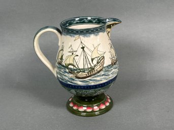 Antique Doulton Burslem Galleon Jug