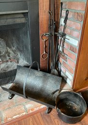 Iron Fireplace Tools