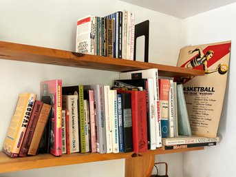 Assorted Vintage Books And A Poster