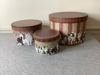 Cat Nesting Boxes With Trays