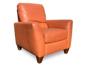 A Comfy Leather Recliner By Natuzzi