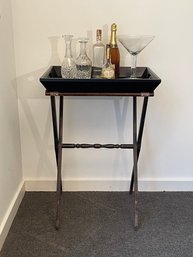 Portable Bar Folding Stand With Tray