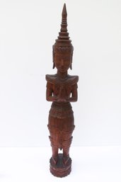 Carved Buddhist Goddess Taria Kathnandu