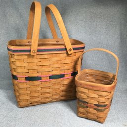 Lot A - Vintage LONGABERGER Baskets - Please Click Listing To See What This Lot Contains - Nice Longaberger !