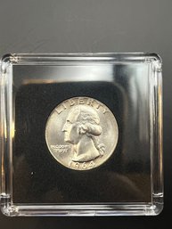 1964-D Uncirculated Silver Washington Quarter