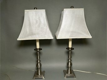 A Pretty Pair Of Lamps