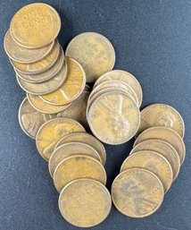 25 Wheat Pennies ALL S Mint