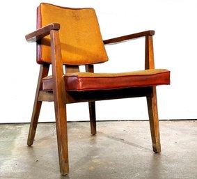 A Vintage Mid Century Modern Arm Chair By The Stout Chair Company - After Franco Albini