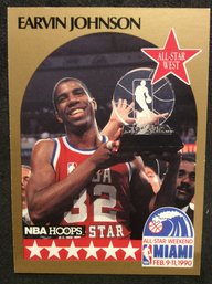 1990 NBA Hoops Magic Johnson All Star - L