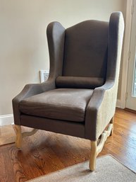 Restoration Hardware Os De Mouton Wingback Chair